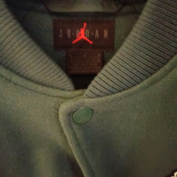 Jordan Green Varsity Jacket - Picture 3 of 5